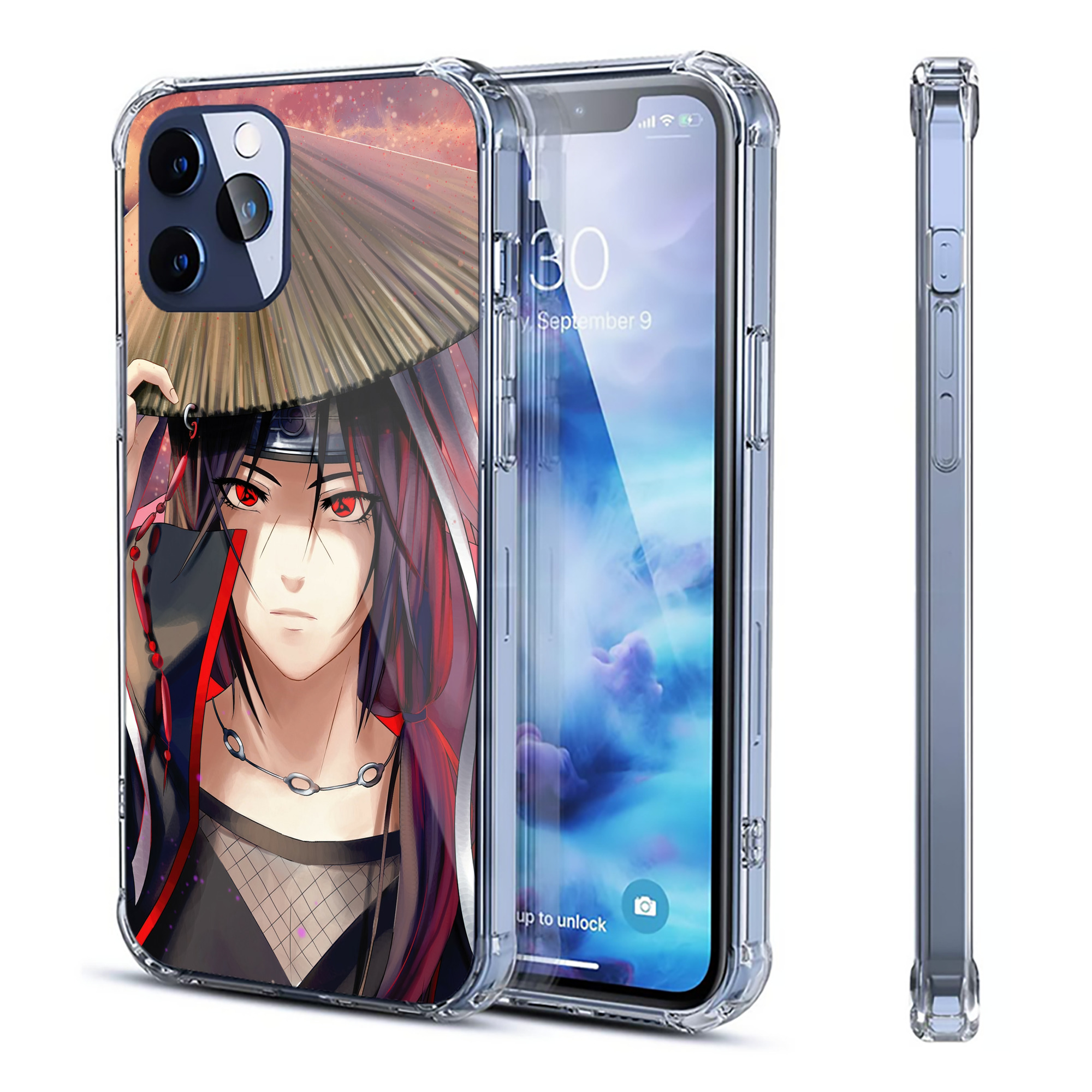 （画像用） NARUTO -ナルト- NARUTO -ナルト- 疾風伝 【iPhone 12シリーズ対応】透明スマホケース（クリアソフトケース）
